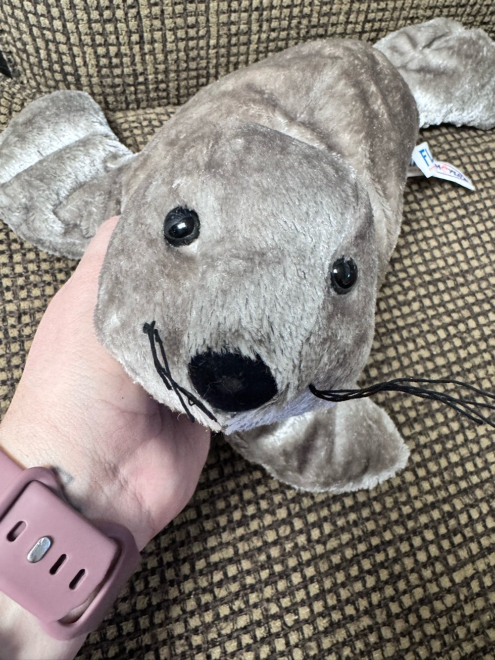 Flip Flops Plush Seal Stuffed Animal - Picture 2 of 7